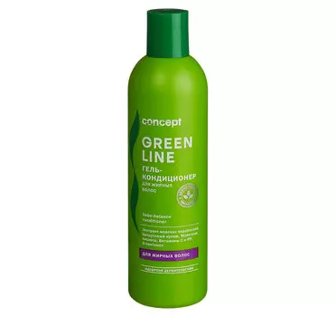 CONCEPT Кондиционер-гель для жирных волос / GREEN LINE Sebo-balance conditioner, 300мл