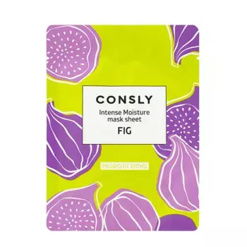 CONSLY Маска тканевая для нормальной, сухой, чувствительной кожи с экстрактом инжира / Consly 25 мл