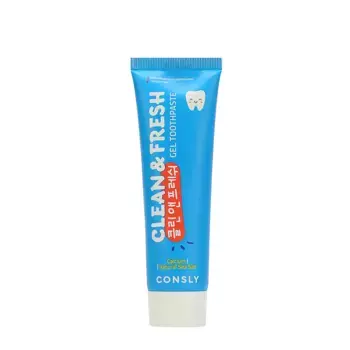CONSLY Паста зубная реминерализующая гелевая с кальцием и натуральной морской солью / Consly Clean&Fresh 105 гр