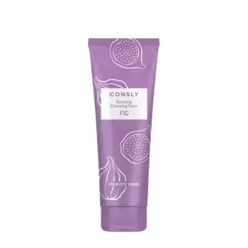 CONSLY Пенка для умывания успокаивающая для нормальной, сухой, чувствительной кожи с экстрактом инжира / Consly 120 мл