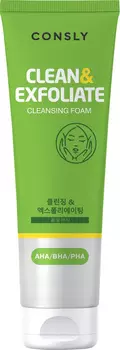 CONSLY Пенка для умывания отшелушивающая с AHA, BHA, PHA кислотами 120 мл