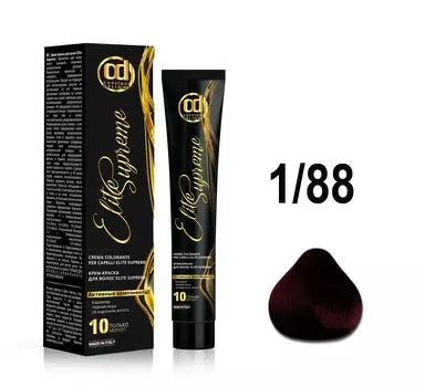 CONSTANT DELIGHT 1/88 крем-краска для волос, черно-красный / ELITE SUPREME 100 мл