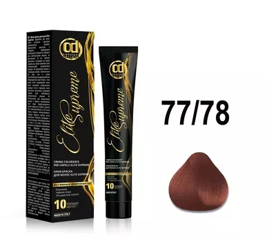 CONSTANT DELIGHT 77/78 крем-краска для волос, интенсивный блонд медно-красный / ELITE SUPREME 100 мл