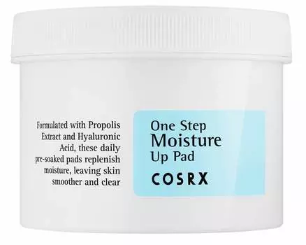 COSRX Подушечки очищающие увлажняющие для чувствительной кожи / One Step Moisture Up Pads 70 шт