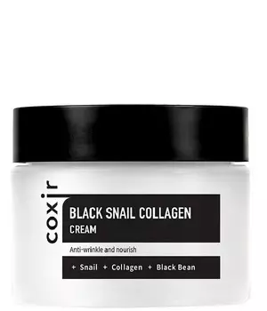 COXIR Крем с коллагеном и муцином черной улитки против морщин 50 мл