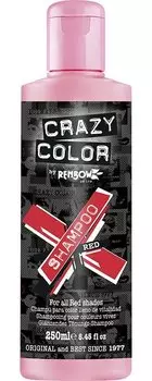 CRAZY COLOR Шампунь для всех оттенков красного / Vibrant Color Shampoo Red 250 мл
