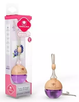 CRISTALINAS Ароматизатор для автомобиля подвесной Лесные ягоды / Ambientador Coche Pinza 6 мл