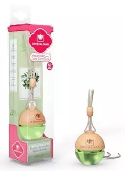 CRISTALINAS Ароматизатор для автомобиля подвесной Ночной жасмин / Ambientador Coche Pinza 6 мл