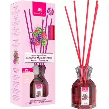 CRISTALINAS Диффузор ароматический Ежевика и малина / Mikado 40 мл