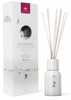 CRISTALINAS Диффузор ароматический Магнолия и жасмин / Mikado Colorterapia Premium № 2 125 мл