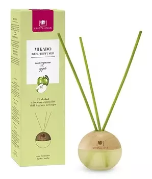 CRISTALINAS Диффузор ароматический Зеленое яблоко, сфера / Mikado esfera Premium 20 мл