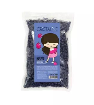 CRISTALINE Воск пленочный в гранулах, красный виноград / Red Grape Wax 1 кг