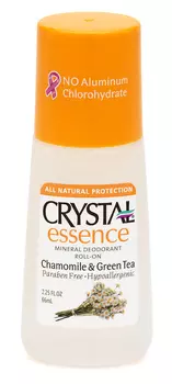 CRYSTAL Дезoдорант роликовый, ромашка и зеленый чай / Crystal ROLL-on Chamomile & Green Tea 66 мл