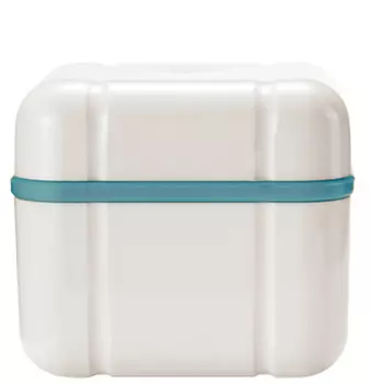 CURAPROX Контейнер для хранения протезов, зеленый