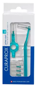 CURAPROX Набор для гигиенического ухода Prime Start (5 ершиков CPS 06 с держателем UHS 409 и UHS 470)