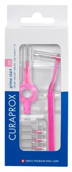 CURAPROX Набор для гигиенического ухода Prime Start (5 ершиков CPS 08 с держателем UHS 409 и UHS 470)