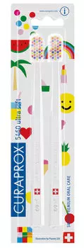 CURAPROX Набор зубных щеток ultrasoft, d 0.10 мм / Duo Pop Art 2018 Limited edition 2 шт