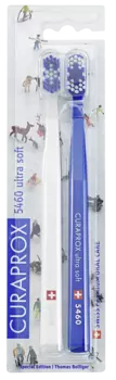 CURAPROX Набор зубных щеток ultrasoft, d 0.10 мм, белая и синяя / Winter2 2 шт