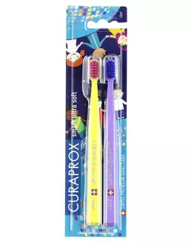CURAPROX Набор зубных щеток ultrasoft smart / Duo World Limited edition 2 шт