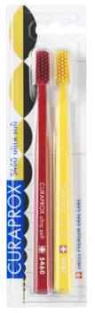 CURAPROX Набор зубных щеток, желтый / CS5460/2Box Charles Edouard 2019 2 шт