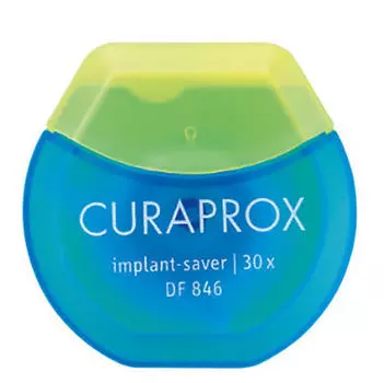 CURAPROX Нить межзубная эластичная implant из микроволокна, 30 шт