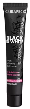 CURAPROX Паста зубная отбеливающая, вкус лайма / Black Is White 90 мл