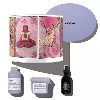 DAVINES SPA Набор Какая мягкость / LOVE SMOOTHING