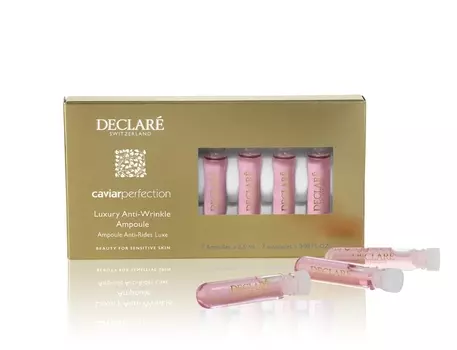 DECLARE Концентрат-люкс с экстрактом черной икры против морщин, ампулы / Caviar Perfection Luxury 7*2,5 мл