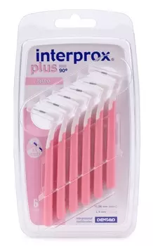 DENTAID Ершик межзубный Interprox Plus Nano 6 шт