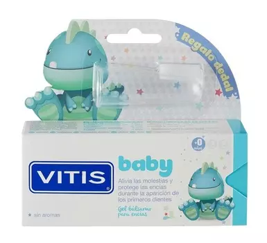 DENTAID Паста-гель зубная детская 0-2 года с напальчником, нейтральный вкус Baby 30 мл