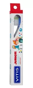 DENTAID Щётка зубная детская до 14 лет Vitis Junior в твердой упаковке