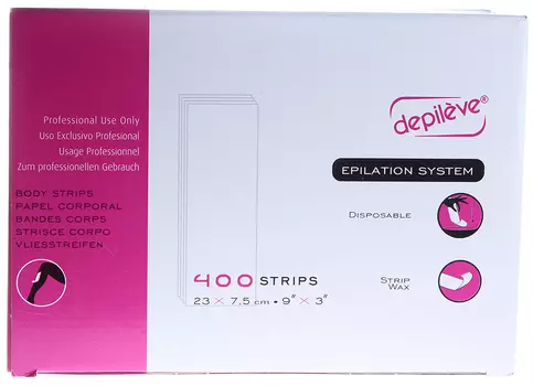DEPILEVE Бокс полосок для эпиляции 400 шт