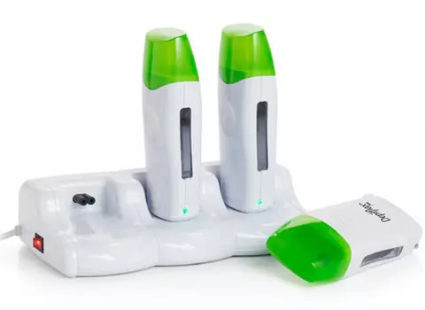 DEPILFLAX 100 Комплект из 3-х нагревателей для воска в картридже, с базой