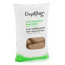 DEPILFLAX 100 Воск горячий в брикетах, капучино 1000 г