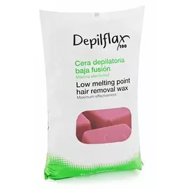 DEPILFLAX 100 Воск горячий в брикетах, вино 1000 г