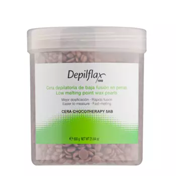 DEPILFLAX 100 Воск горячий в гранулах, шоколадный 600 г