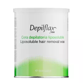 DEPILFLAX 100 Воск теплый в банке, азуленовый 800 мл