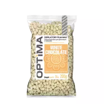 DEPILTOUCH PROFESSIONAL Воск натуральный пленочный / White Chocolate Optima 200 гр