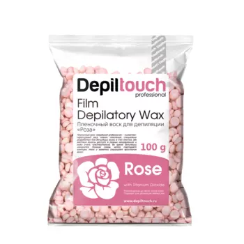 DEPILTOUCH PROFESSIONAL Воск пленочный в гранулах, роза 100 г