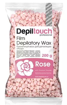 DEPILTOUCH PROFESSIONAL Воск пленочный в гранулах, роза 200 г