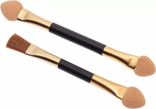 DEWAL BEAUTY Аппликаторы двухсторонние с кистью 60 мм 4 шт/уп