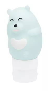DEWAL BEAUTY Баночка дорожная для путешествий Медведь, цвет мятный 80 мл