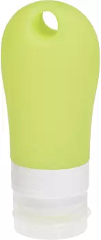 DEWAL BEAUTY Баночка дорожная для путешествий, зеленая с отверстием 60 мл