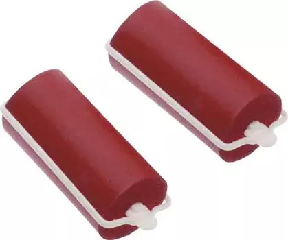 DEWAL BEAUTY Бигуди резиновые красные, d 22x70 мм 10 шт
