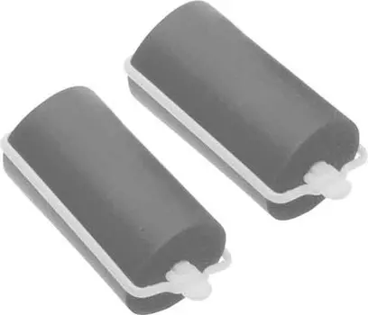 DEWAL BEAUTY Бигуди резиновые серые, d 28x70 мм 10 шт