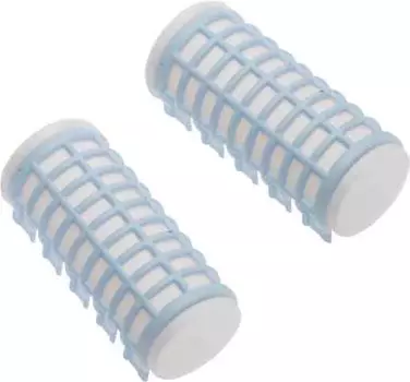 DEWAL BEAUTY Бигуди термо голубые d 28 x 68 мм 6 шт