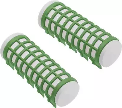 DEWAL BEAUTY Бигуди термо зеленые, d 23 x 68 мм 6 шт