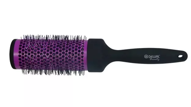 DEWAL BEAUTY Брашинг с керамическим покрытием и ручкой Soft touch d 45 мм