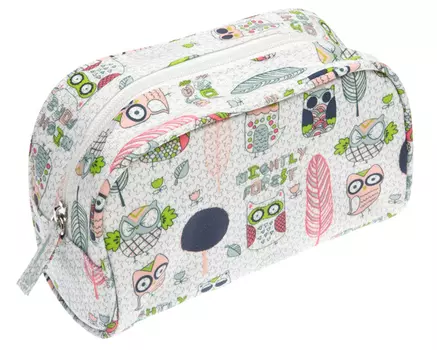 DEWAL BEAUTY Косметичка Ночной лес, мультицвет 17х6х10 см