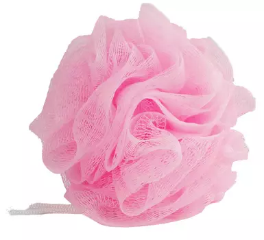 DEWAL BEAUTY Мочалка для тела, розовая 1 шт